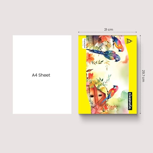 Image of Classmate Drawing Book - A4, Soft Cover - Pack of 12