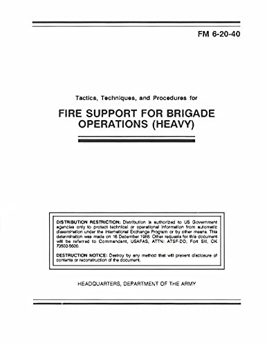 Amazon.com: FM 6-20-40 Tactics, Techniques, and Procedures for FIRE ...