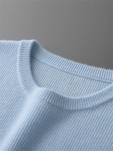 Men's Merino Wool O-Neck Sleeveless Sweater Vest Casual Pullover Knit Waistcoat Winter Warm Basic Top3