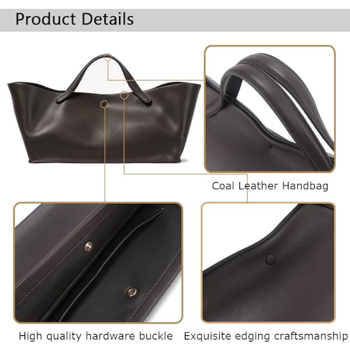 Bolso Tote para mujer con correa de cuero miniatura 6