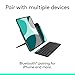 Logitech Flip Folio, Keyboard Case for iPad Pro 11-inch (M4 & M5) & iPad Air 11-inch (M2 & M3)(5th Gen - 2024) - Protective & Stowable Bluetooth Keyboard Case, Multi-Device - Midnight Black