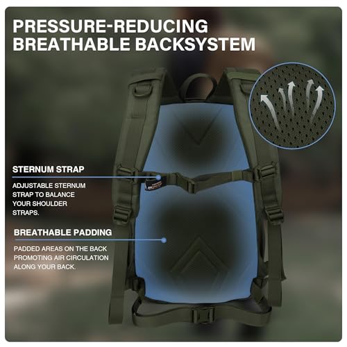 Image of Mardingtop 18L /28L Backpack Tactical Trekking Backpack Outdoor Hiking Backpacks for Camping Hiking Travel
