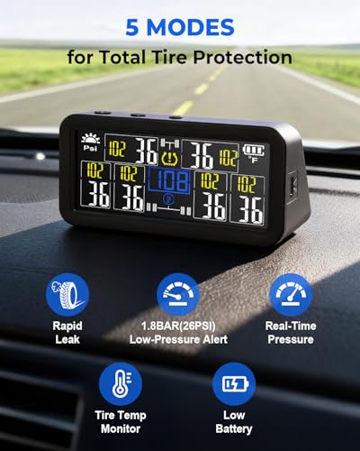 6-Wheel Tire Pressure Monitoring System 233