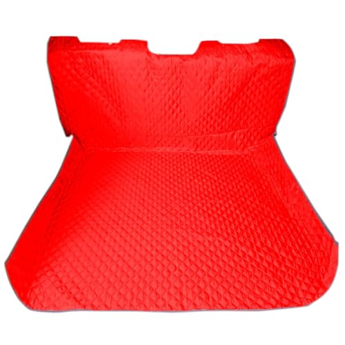 Capa Protetora Porta Malas Veicular Carro Universal Grande Impermeável Banco Lavável Resistente Pets Cachorro e Gato na Cor Vermelho