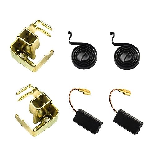 Toefficy # GWS6-100 Angle Grinder Parts Carbon Brush W-Spring W-Holder Set Replacement Part new For Bosch