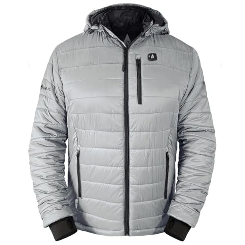 ActionHeat Men's 5V Insulated Heated Jacket with Detachable Hood, Battery Pack2