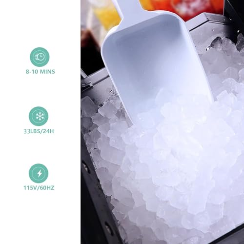 Máquina de Hielo Nugget IKT de Mostrador con Tanque Lateral 33 lbs miniatura 3