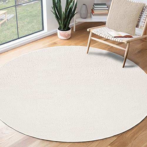 the carpet Relax Moderner Flauschiger Kurzflor Teppich, Anti-Rutsch Unterseite, Waschbar bis 30...