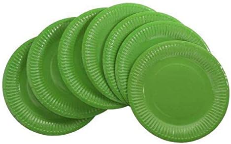 Generic 10個 低価格 個使い捨て丸紙皿バースデーパーティー食器diyクラフトーン