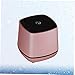 TEHAUX Portable Rose Gold USB Powered Desktop Bass Sound Speaker Compact Mini Wired Computer Speaker with Volume Control Small Stereo Music Player for Laptop Office Home Use