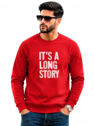 Image of Mack Jonney Men's Printed Fleece Sweatshirt|Full Sleeve Round Neck Winter Sweatshirt for Casual Wear|Travel|Gym & Everyday Style-mj-62