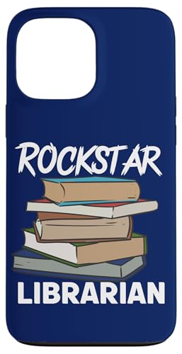 Cita de bibliotecario Rockstar Funny Book Lover Library Work Carcasa para iPhone 13 Pro Max