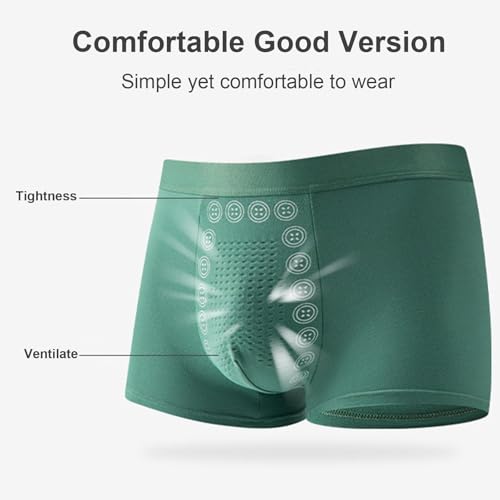 Men's Energetic Massage Magnetic Therapy Underwear Energy Field Therapy Breathable Men Underwear Massage Boxer Brief 5