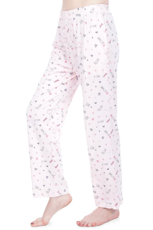 Image of Bedtime story Cotton Night Suit for Women Girls | Women's Cotton Printed Pant & Top Night Suit Set Pyjama Set Sleepwear Nightwear Nightdress Loungewear