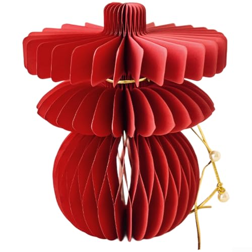 Año Nuevo chino papel fortuna bolsa rojo auspicioso carácter decoración para el festival de primavera 15X15cm y 20X17cm (B)