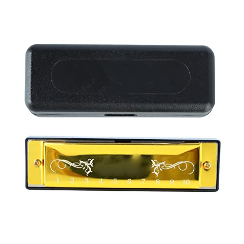 Orgue à Bouche, Longue Durée sans Déformation 20 Tune Harmonica 10 Trous Surface Lisse Léger Dur pour Salle de Classe pour Enfant (Or) - Les Beatles, Paul McCartney, John Lennon, RIngo Starr, George Harrison Orgue à Bouche, Longue Durée sans Déformation 20 Tune Harmonica 10 Trous Surface Lisse Léger Dur pour Salle de Classe pour Enfant (Or) – Image 7