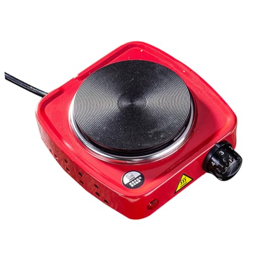 Mikinona 1 Pieza Estufa eléctrica mini estufa de té estufa de calentamiento de alimentos mini placa de cocina mini calentador de tetera placa caliente eléctrica calentador de café