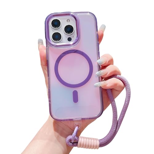 Coque iPhone 15 Pro Max magsafe violette pour un style de vie urbain