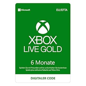 Xbox Live Gold Mitgliedschaft | 6 Monate | Xbox Live Download Code