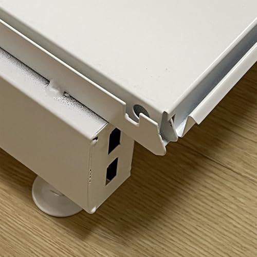 Generico Pannello Forato per Attrezzi da Garage, Porta Punte da Trapano, Porta Chiavi Inglesi, Pannelli forati in Metallo autoportanti e Resistenti con Piastra Superiore - Ampio Organizer da 50x75 po
