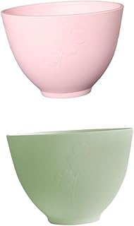 FOMIYES 2 Pçs Tigela De Máscara De Beleza Tigelas De Silicone Para Tratamentos Faciais Tigela De Mistura De Silicone Ferramenta De Mistura De Beleza Tigela De Lama Tigela De Ferramentas