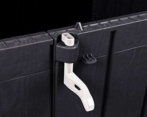 Ondis24 Mülltonnenbox Storer Basic/Basic XL Gerätebox abschließbar für 2 Mülltonnen (1330 Liter, Anthrazit-Grau)