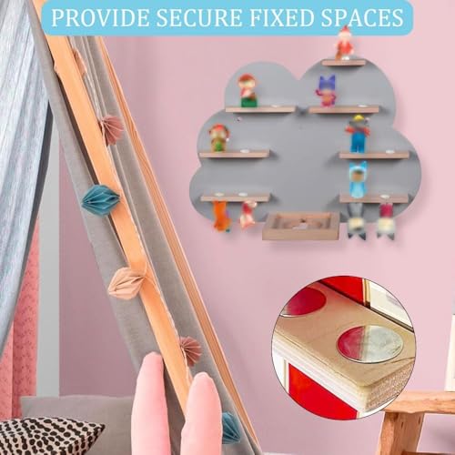 Image of Stainless Steel Metal Plates for Tonie Figure Shelf,100PCS Ultra-Thin Adhesive Discs for Displaying Children's Audio Characters, DIY Wall Storage Decorate Children's Room