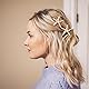 Haarnadeln - 5 Stück Seestern Metall Haarspangen, Diamant Haarspange Haarnadel, Haarschmuck Dekoratives Zubehör für Damen, Mädchen für Hochzeit