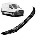 CHROMEMASTER | Steinschlagschutz; Motorhaubenabdeckung Kompatibel mit Mercedes Sprinter 2018+ | ABS, Glänzend, Schwarz; Motorhaubenschutz, Deflektor Schützt die Motorhaube vor Steinen
