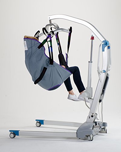 patient aid full body padded divided leg sling with neck amp back support for bathing amp toileting patient transfer aid with 225-450 lbs weight capacity large works with popular patient lift brands