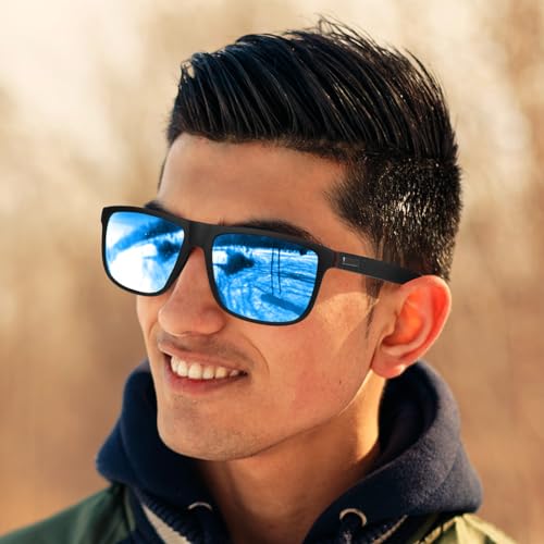 AUYAO Polarized Sunglasses, 100% UV Protection Classic Ultra Lightweight Sunglasses for Men Women, Ultralight Polarized Sun Glasses for Cycling Driving Running Fishing - Image 4