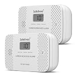 Carbon Monoxide Detector with Digital Display,CO Alarm with Replaceable Battery - 10 Year Sensor Life,Portable Carbon Monoxide Alarm for Home with Memory Alarm Function,Comforms to EN 50291 Standard.