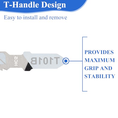 image for Romeda Jigsaw Blades, 10 Piece Jig Saw Blades, Assorted T-Shank jig Sa