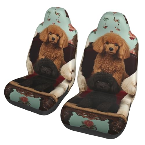 Housses de siège de voiture camion SUV respirantes lot de 2 protections chiens