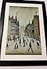 Greetingles Lowry-Style Framed Print. Beautiful Black Ash Frame (Lowry, PT Chester) #1