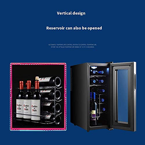 Thermo-Elektrische Wijnkast, Onafhankelijke Touchscreenbediening 11-18 ℃ Laag Energieverbruik En Laag Geluidsniveau Kan 12 Flessen Rode Wijn Opslaan - Image 4