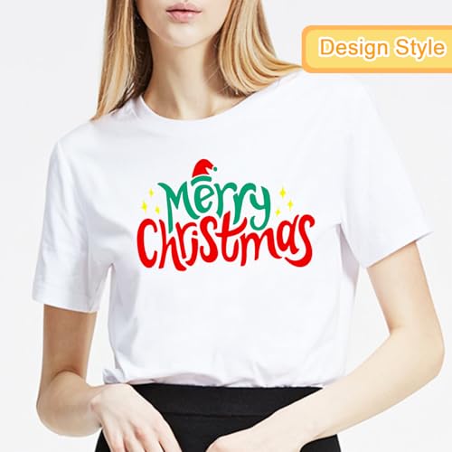 Glitter HTV Heat Transfer Vinyl Bundle Mixeds, 12Pack 12" x 10" Iron on Vinyl for T-Shirt, Transfer HTV Vinyl for Personalised Graphic Designs for Holiday Gifts, Team Apparel and More - Image 4