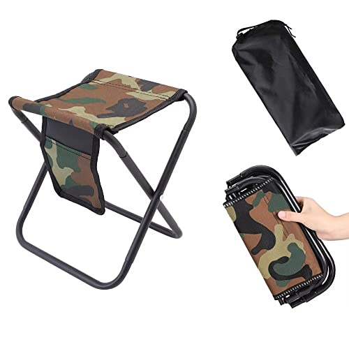 Mini-Portable-Folding-Stool-Camping-Fishing-Stool-for-Adults-Fishing-Hiking-Gardening-and-Beach-with-Carry-Bag-Hold-Up-to-450lbsCamouflage
