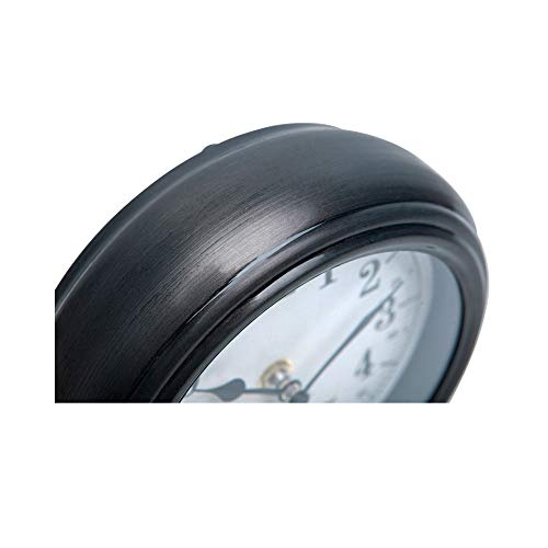 image for NIKKY HOME Table Clock, Silent Non-Ticking Battery Operated Decorative