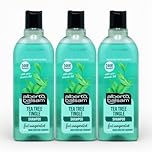 Alberto Tea Tree Tingle Shampoo 3 x 300ml – Invigorating Cleansing Shampoo with Tea Tree & Pro-Vitamin B5 | Refreshes Scalp & Strengthens Hair