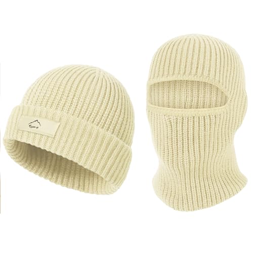 Image of ZOORON Beanie for Women Men Ski Watch Cap Cuffed Plain Skull Knit Hat Soft Fisherman Winter Hat
