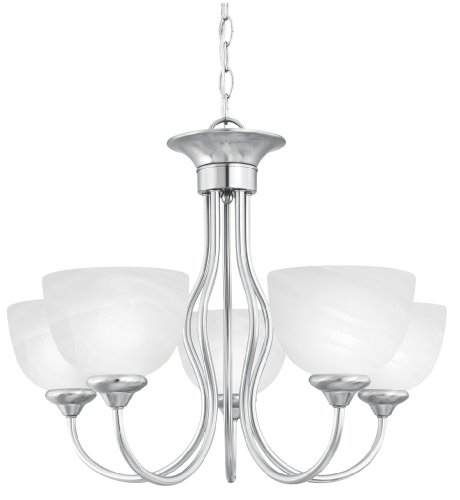 Amazon Crazy 🔥 Deals Thomas Lighting SL801578 Tahoe 5-Light Chandelier in Brushed Nickel
