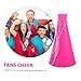 VANZACK Cheer Megaphone Plastic Party Horn Noisemaker for Sports Games Events Vibrant Cheerleading for Adults for Parties Ceremonies Outdoor Activities
