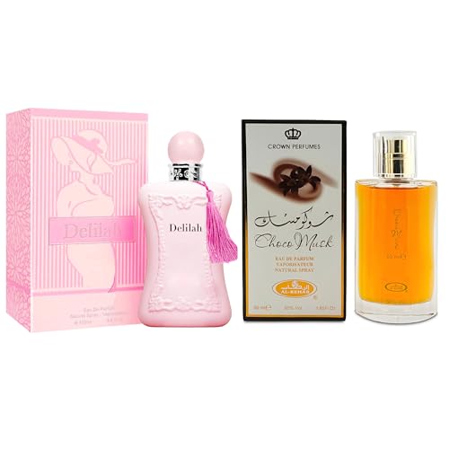 AFLUXE Women's Delilah&Choco Musk Perfume Set Romantic Floral Sce...