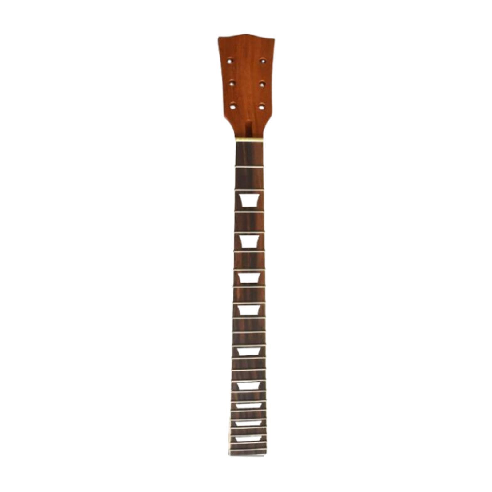 Tastiera in palissandro per chitarra elettrica, manico in legno di ricambio appositamente progettato per chitarra elettrica, 22 tasti, parte legno per