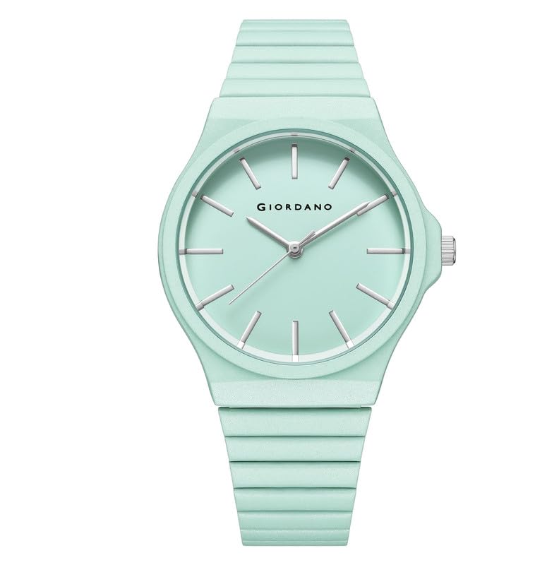 Giordano Stylish Analog Watch for Women with Round dial, 3 Hand Mechanism and Stainless Steel Strap