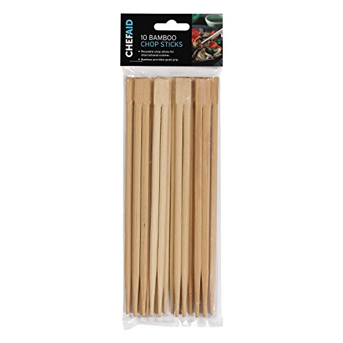 Chef Aid Bamboo Chopsticks, Brown