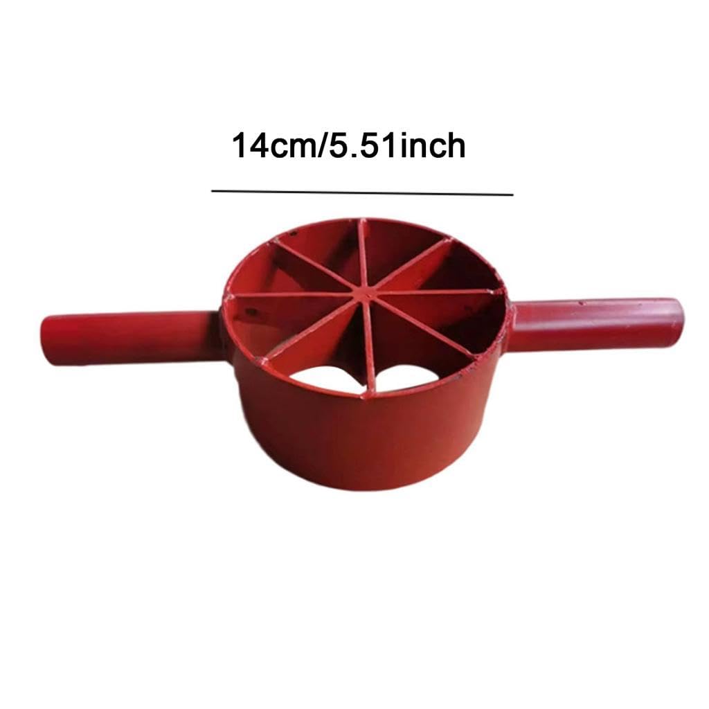 Fendeur de Bambou, Outil Portatif pour Fendre Le Bambou, de Coupe pour Bambou, Séparateur de Tubes de Bambou en Acier Moulé, Fonctionnement Rapid, 8 Couteaux