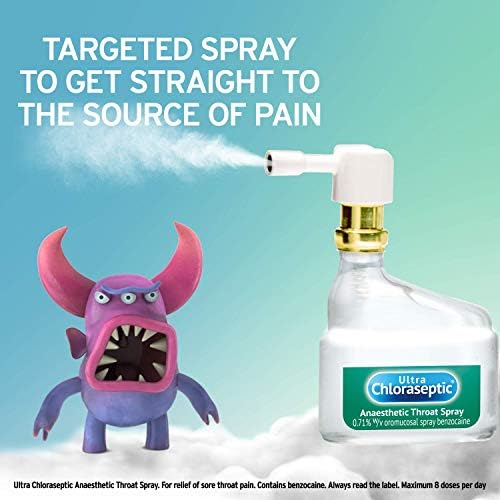 Ultra Chloraseptic Anaesthetic Throat Spray, Original, 15 millilitre