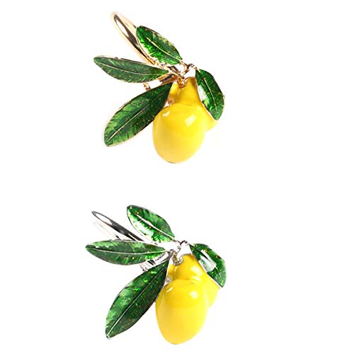 Allinlove Tropical Fruit Napkin Rings Set Of 4, Wedding Napkin Holder Napkins Holder Napkin Buckle For Dinning Table Summer Parties Holiday Daily Family Gathering Hotel Table (Lemon) #TOP4